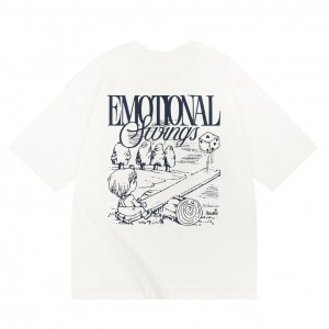 Футболка Haided Emotional Ecru