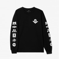 Лонгслив МЕЧ Flower Black