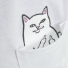 Футболка RIPNDIP Lord Nermal Pocket White