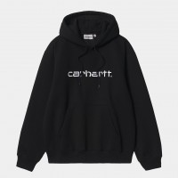 Толстовка Carhartt WIP Hooded Sweat Black/White (I030230)