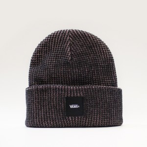 Шапка Vans Waffle Cuff Beanie Pink Dawn/Black (VN000HSUF0U1)