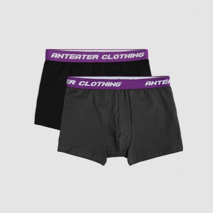 Трусы Anteater Boxers 2Pack Black/Grey/Purple
