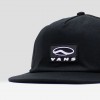 Кепка Vans Sidestripe Unstructured Black (VN000T21BLK)