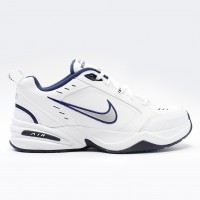 Кроссовки Nike Air Monarch IV White/Metallic Silver (415445-102)