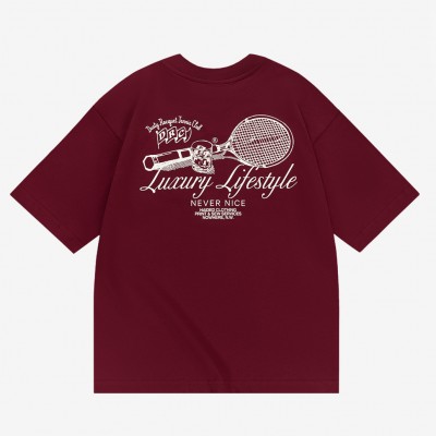 Футболка Haided Dusty Racquet Burgundy