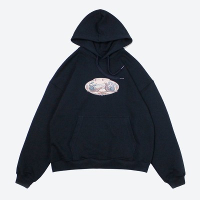 Толстовка Called a Garment Snail Clash Hoodie Dark Navy