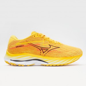 Кроссовки Mizuno Wave Rider 27 Citrus/Black/Nasturtium (J1GC2303-56)