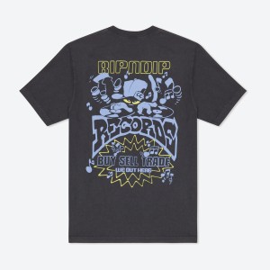 Футболка RIPNDIP Records Tee Charcoal Sun Fade