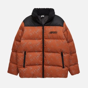 Куртка Anteater Downjacket RF Print Terracot/Black