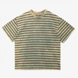 Футболка МЕЧ Striped Washed Mint/Cinnamon