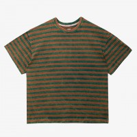 Футболка МЕЧ Striped Washed Green/Sepia