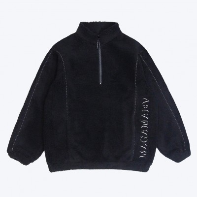 Толстовка MAGAMAEV Turbo Fleece Half Zip Black