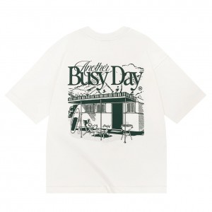 Футболка Haided Busy Day Ecru