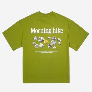 Футболка Called a Garment Stone Shapes Lime Green