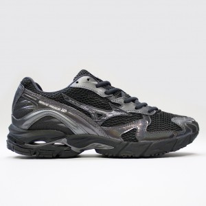 Кроссовки Mizuno Wave Rider 10 Black Sand/Black Sand/Metallic Gray (D1GA2431-08)