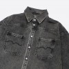 Рубашка MAGAMAEV Denim Washed Black