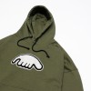 Толстовка Anteater Hoodie Carpet Logo Green/White