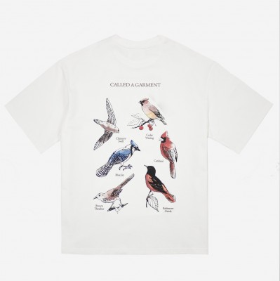 Футболка Called a Garment Birds White