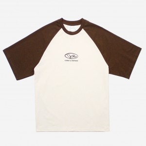 Футболка Called a Garment Kaybug Brown/Beige