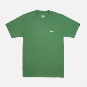 Футболка Vans Left Chest Logo Fireway Green (VN0A3CZEBR1)