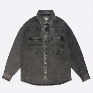 Рубашка MAGAMAEV Denim Washed Black