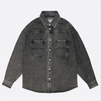 Рубашка MAGAMAEV Denim Washed Black
