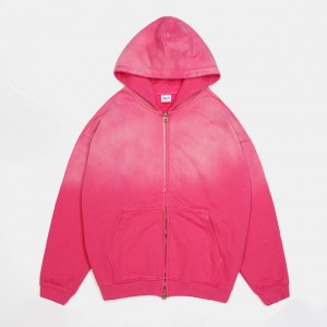 Толстовка Artiemaster Zip Hoodie Garment Dyed Pink (2596002)