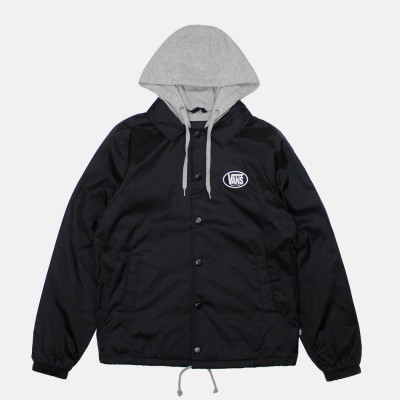 Куртка Vans Torrey Hooded Coaches Jacket Black (VN000T6RBLK)