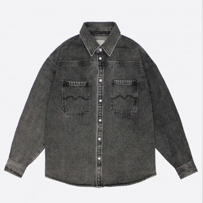 Рубашка MAGAMAEV Denim Washed Black