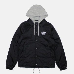 Куртка Vans Torrey Hooded Coaches Jacket Black (VN000T6RBLK)