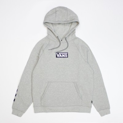 Толстовка Vans Versa Standard Hoodie Cement Heather/Checkerboard (VA49SNZU8)