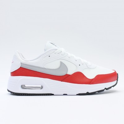 Кроссовки Nike Air Max SC White/Wolf Grey/University Red (CW4555-107)