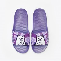 Сланцы RIPNDIP Lord Nermal Slides Purple Camo