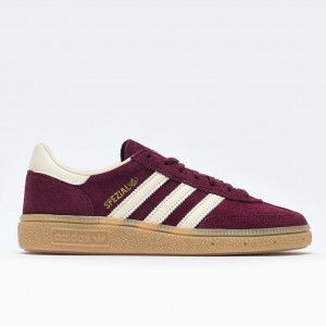 Кеды Adidas Handball Spezial Maroon/Cream White/Gold Metallic (JP8726)