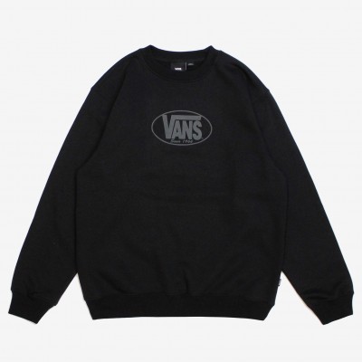 Толстовка Vans Classic Oval Crew Black (VN000P8HBLK)