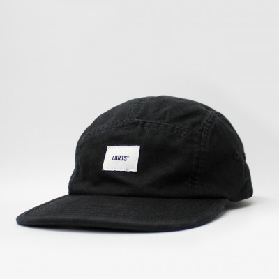 Кепка Liberaturs 5-Panel Flat Brim Cap Black (LC0006NT)