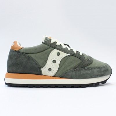 Кроссовки Saucony Jazz Original Stonewash Edition Forest Grey/Orange (S70755-3)